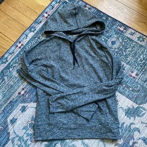 Outdoor Voices cloudknit gray hooded top